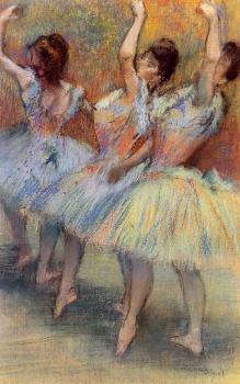 Edgar Degas : Three Dancers II